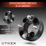 KIT ESPACIADORES ATV 2" 4X110 LLANTA CB74 12X1.25