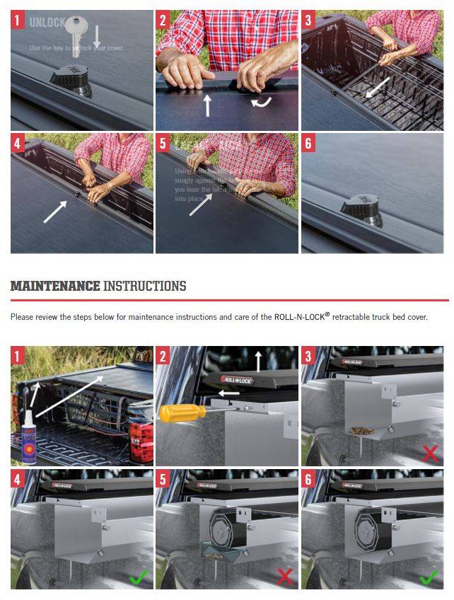 TAPA RETRÁCTIL SERIE M SILVERADO / SIERRA 1500 2004 - 2007 5.8' CREW CAB