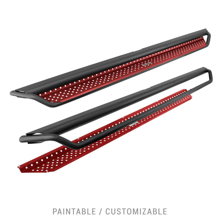 ESTRIBOS LATERALES DOMINATOR XTREME D1 CON KIT DE SOPORTE DE MONTAJE PARA JEEP GLADIADOR 2019 - 2024