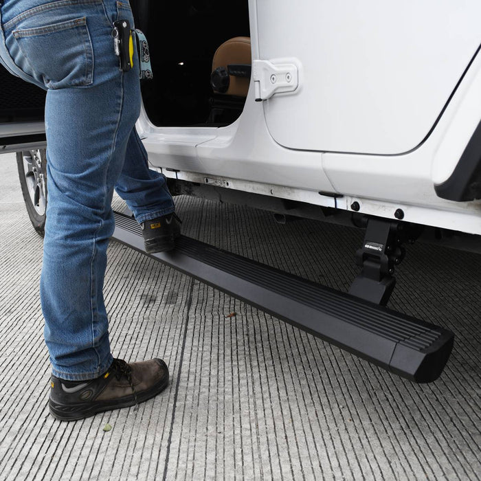 ESTRIBOS ELECTRICOS GR NGO TEXT PARA WRANGLER JL 18-22 (4 PUERTAS) ZTW