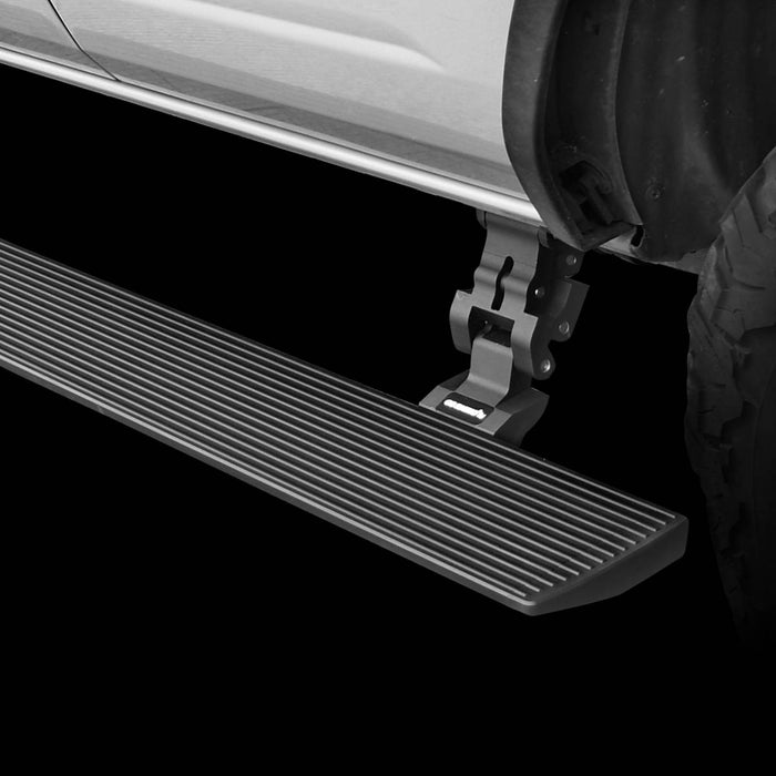 ESTRIBOS ELECTRICOS GO RHINO PARA RAM 1500 09-18 CREW CAB (CLASSIC BODY) NEGRGO TEXTURIZADO