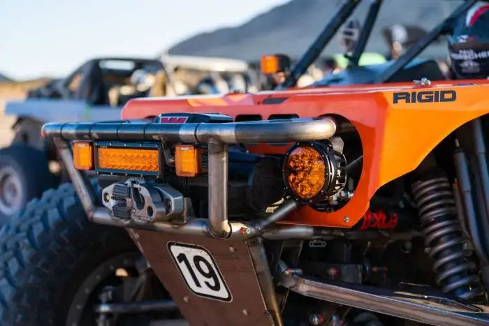 Faros Redondo Rigid 360 Series 6" Spot Con Amber PRO Lens (Par)