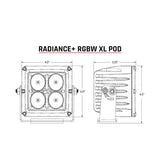 Par De Luces Led Radiance Plus Pod Xl Rgbw