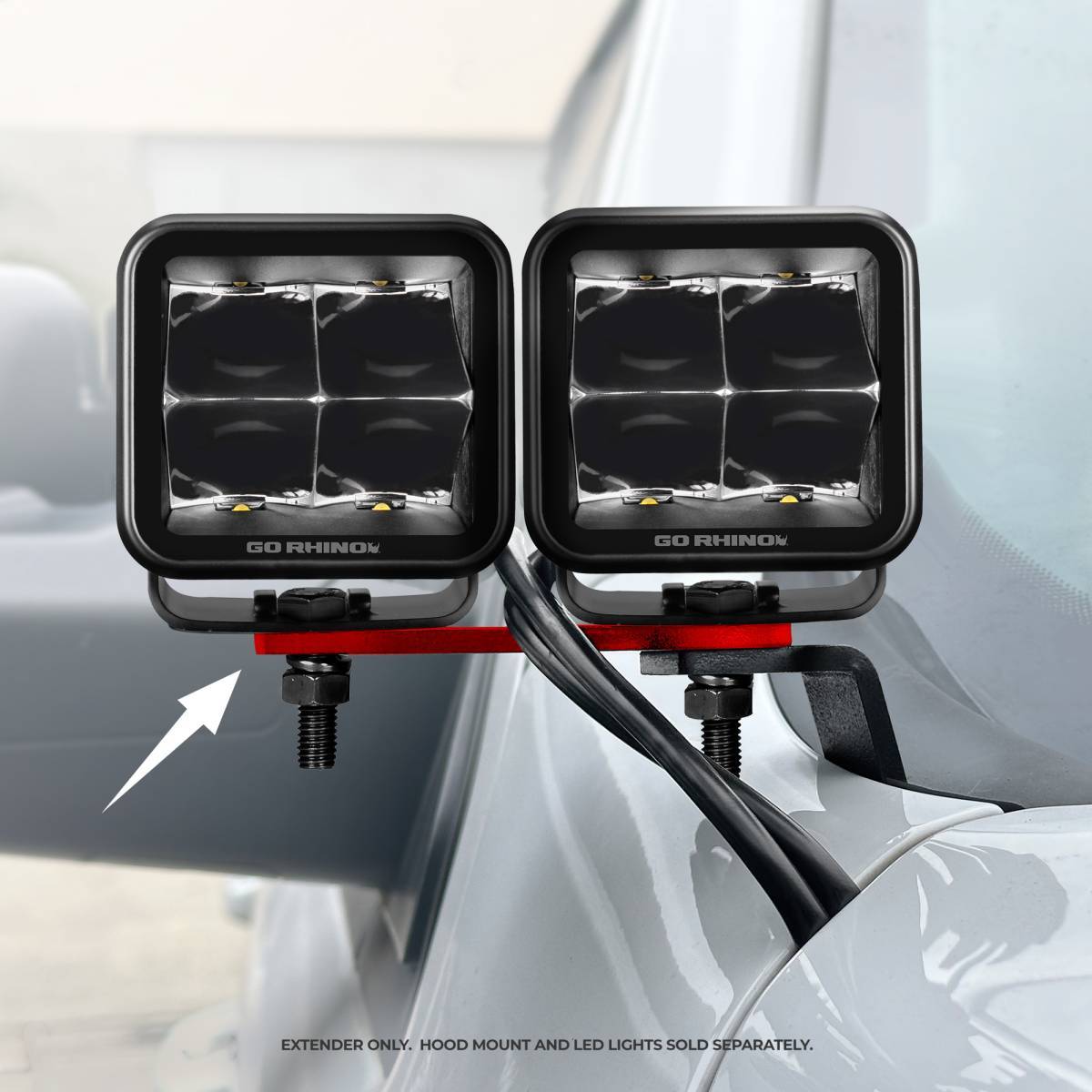 Adaptador para segunda luz de Montaje en cofre de Luz Led (Universal)