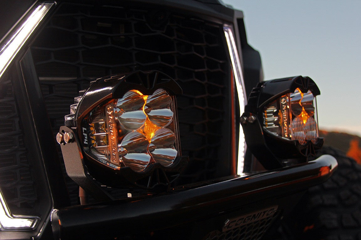PAR DE FAROS BAJA DESINGS LP4 PRO SPOT LED CLEAR