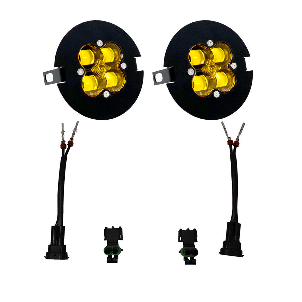 FAROS NIEBLA CON BASE TOYOTA TACOMA 2005/2011 TUNDRA AMBAR BAJA DESIGNS