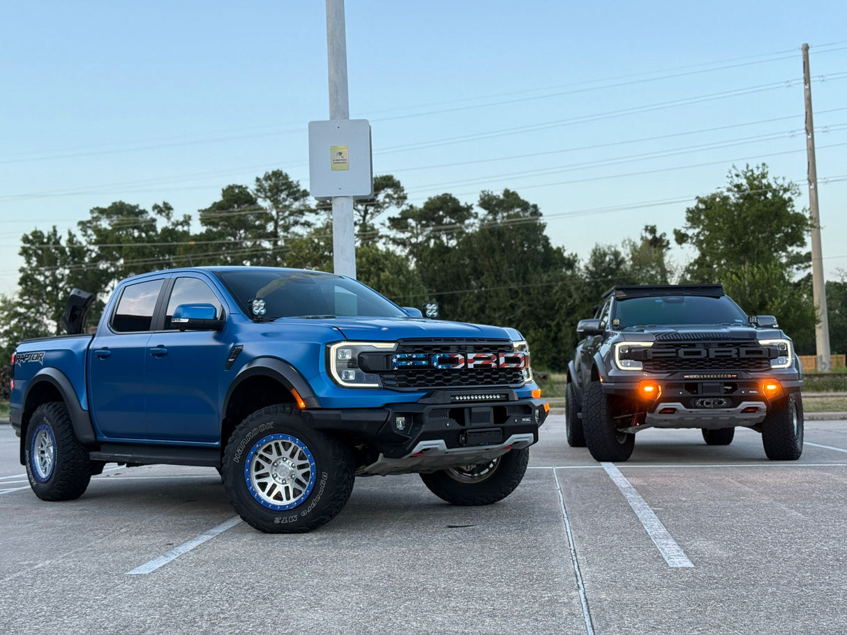 PARACHOQUES DELANTERO DE ALUMINIO RIVAL/ FORD RANGER RAPTOR/ INCLUYE LED RIVAL