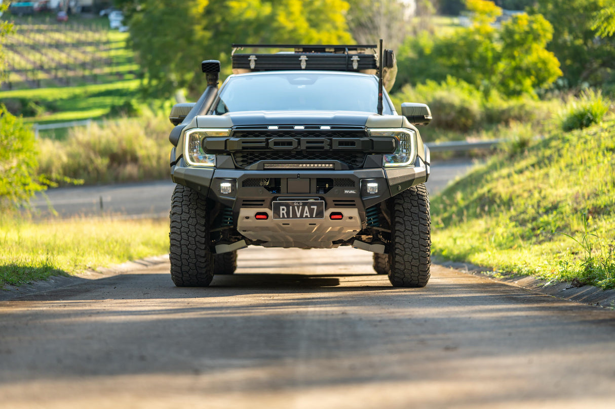 PARACHOQUES DELANTERO DE ALUMINIO RIVAL/ FORD RANGER RAPTOR/ INCLUYE LED RIVAL