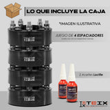 Kit Adaptadores TEIX 20mm Jetta 1997 A4 A A7 Rin Nuevo