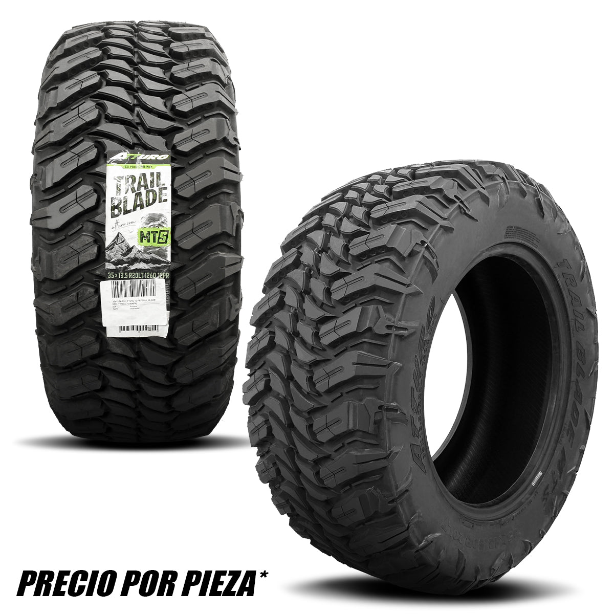 LLANTA ATTURO TIRES TRAIL BLADE MTS LT285/55R22 124/121Q 10 PR