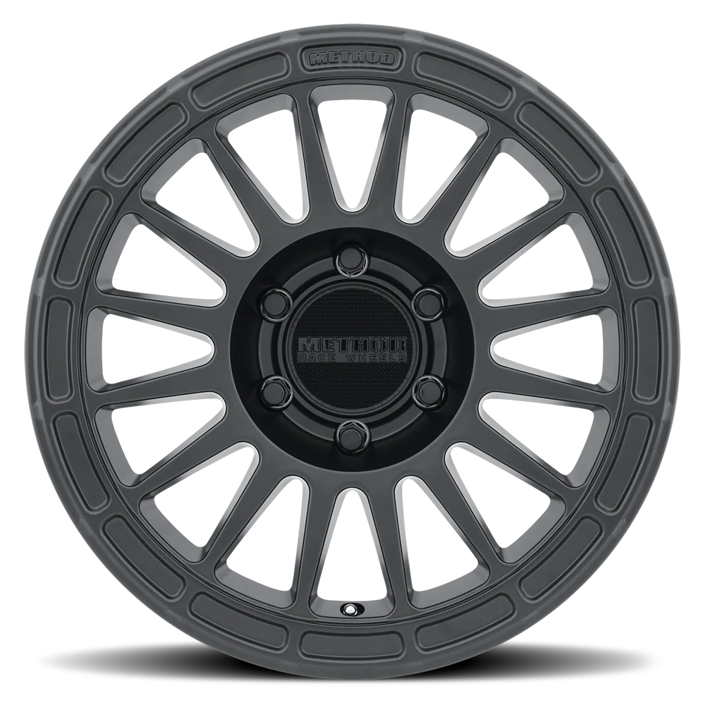 Rin Method MR 314 17X8.5 6X139.7/ ET 00/ CB 106.25/ MATTE BLACK Compatible con TACOMA HILUX BRONCO RANGER L200