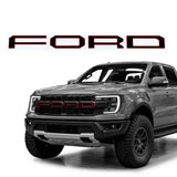 STICKER PARA FORD RANGER RAPTOR 2025+ NEGRO CON ROJO