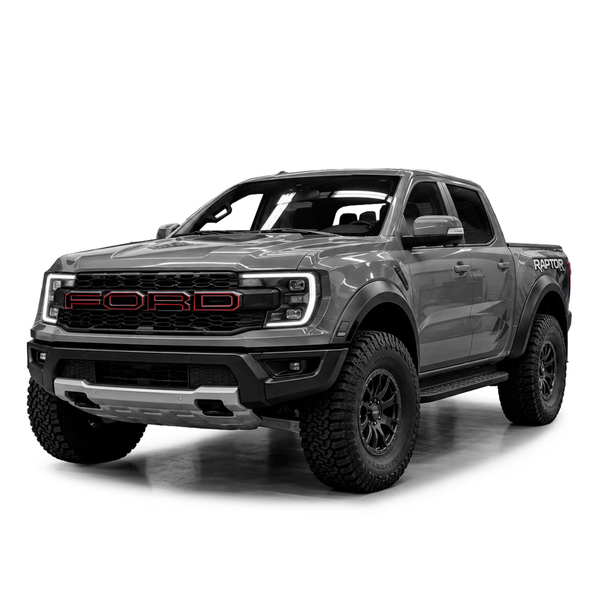 STICKER PARA FORD RANGER RAPTOR 2025+ NEGRO CON ROJO