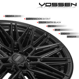 RIN VOSSEN 20X10 6X139.7 CB106.1 ET-18 HF65 SATIN BLACK