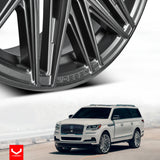 Rin Vossen Hf-6 1 20x9.5 6/139.7 Matte Gunmetal Forjados Matte Gunmetal