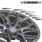 RIN VOSSEN 17X9-6X135/ ET 0/ SUPER DEEP/ CB 87.1/ -MG-MATTE GUNMETAL (HF64-7F72)