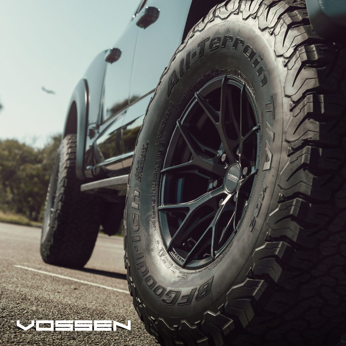 Rin Vossen 18x9-6x139.7 Satin Black Chevrolet Colorado