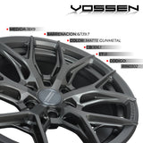 Rin Vossen 18x9 6x139.7 Matte Gunmetal Ram Trx 2021-24
