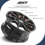RINES BX7 FW1 15 4X100X108/ ET 35/ CB 73.1/ UNDERCUT RED
