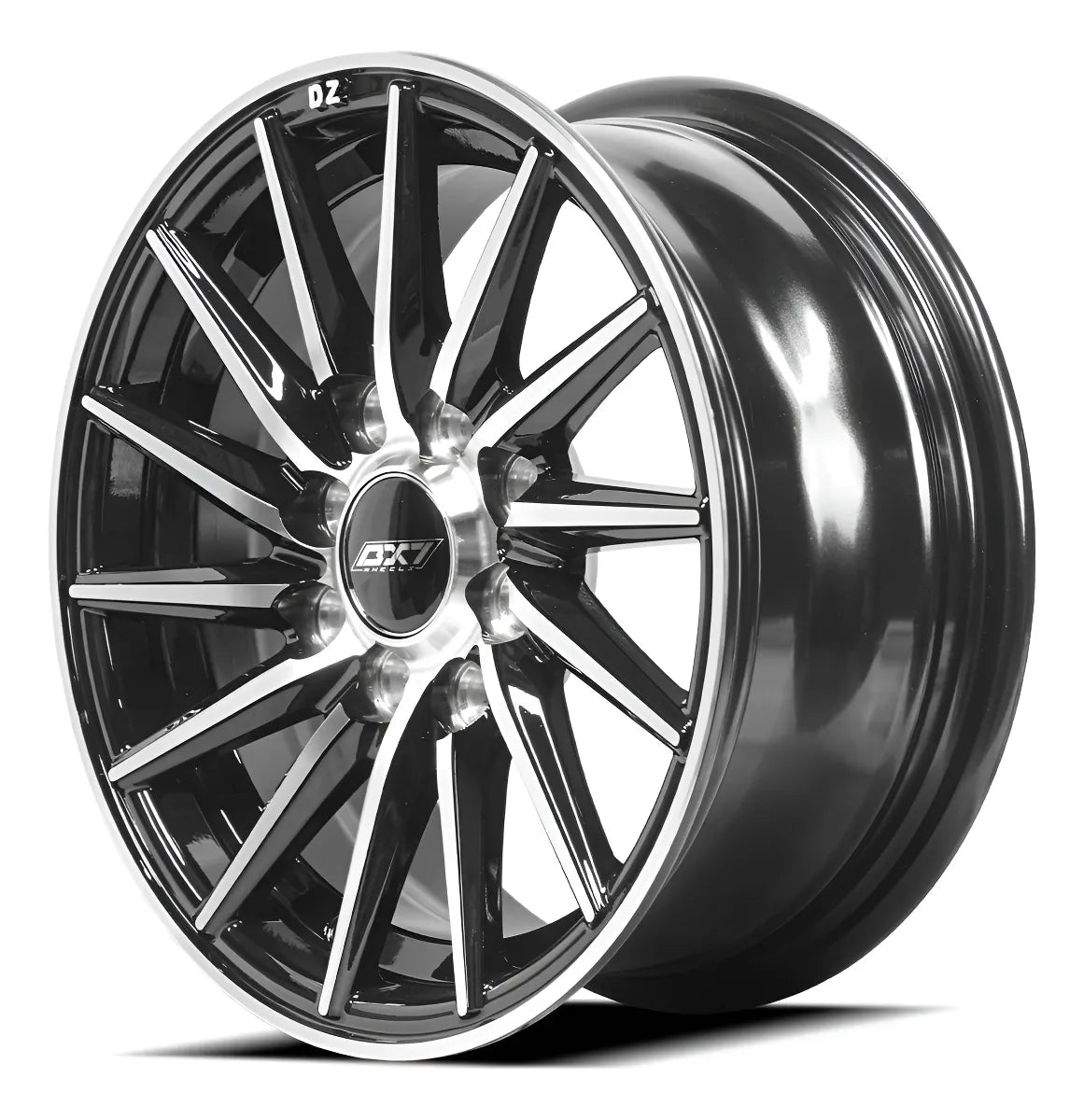 RINES BX7 FW3 13 4X100X114.3/ ET28/ CB 73.1/ BLACK POLISH FACE & LIP
