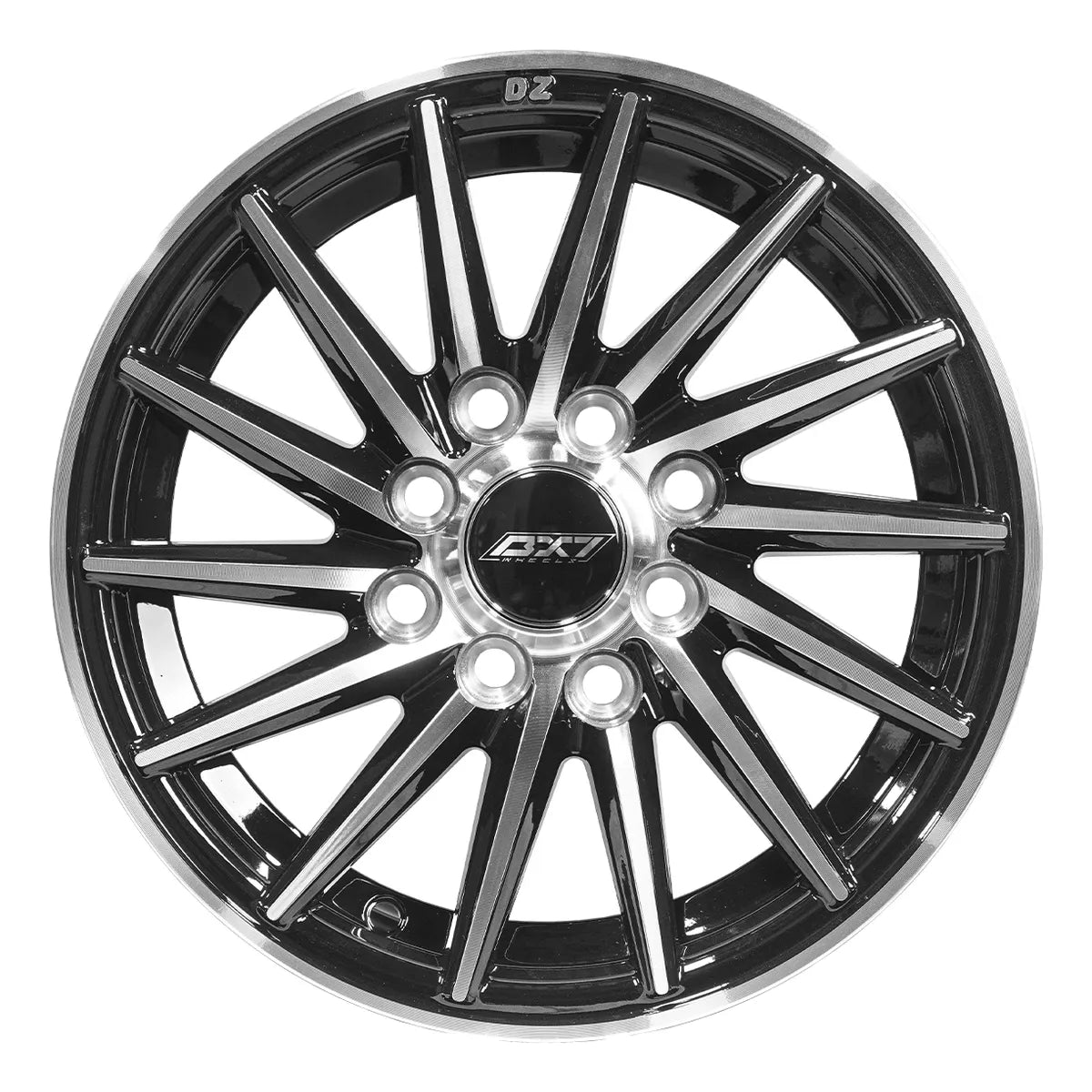 RINES BX7 FW3 13 4X100X114.3/ ET28/ CB 73.1/ BLACK POLISH FACE & LIP