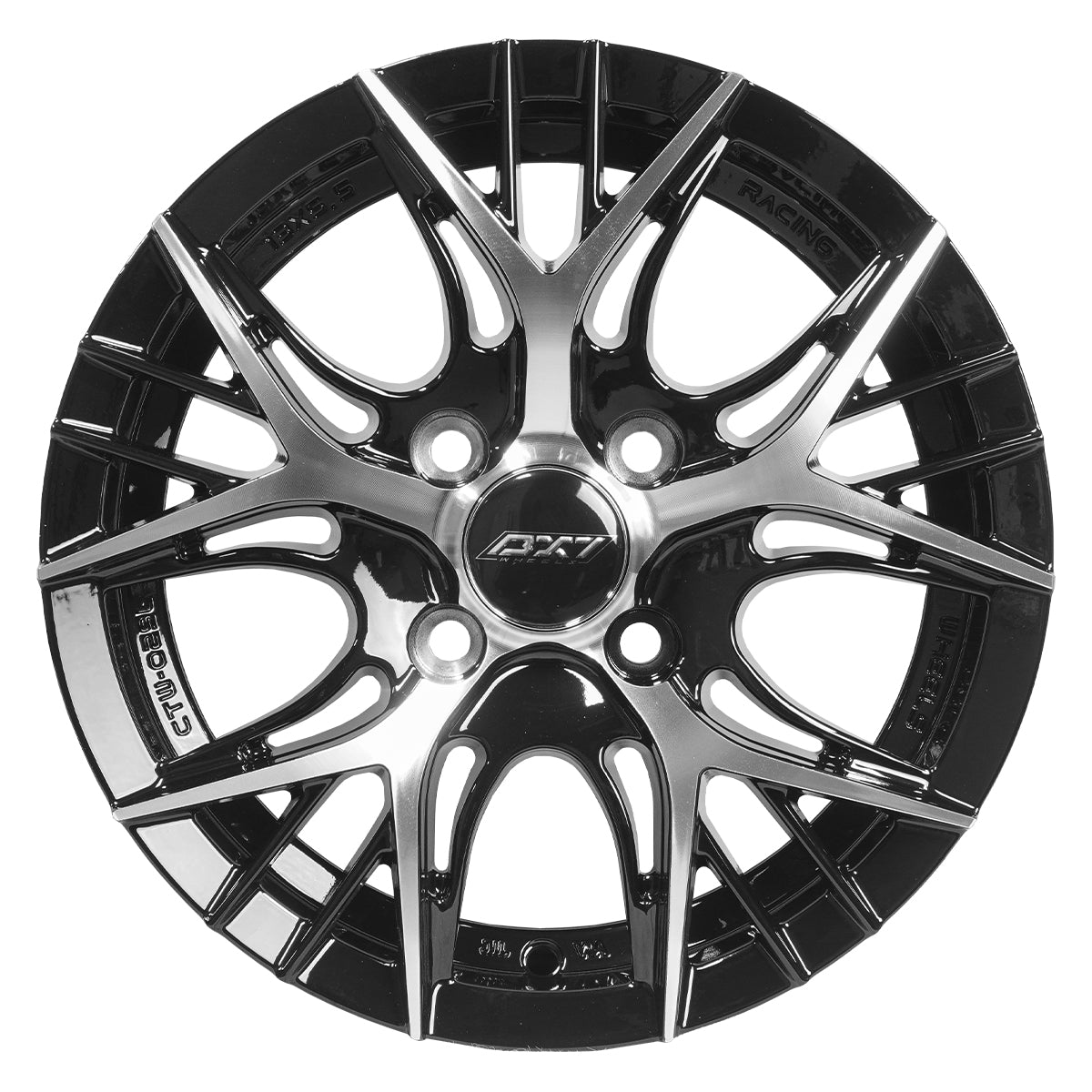 RINES BX7 FW0 13 4X100/ ET 35/ CB 73.1/ BLACK POLISH FACE