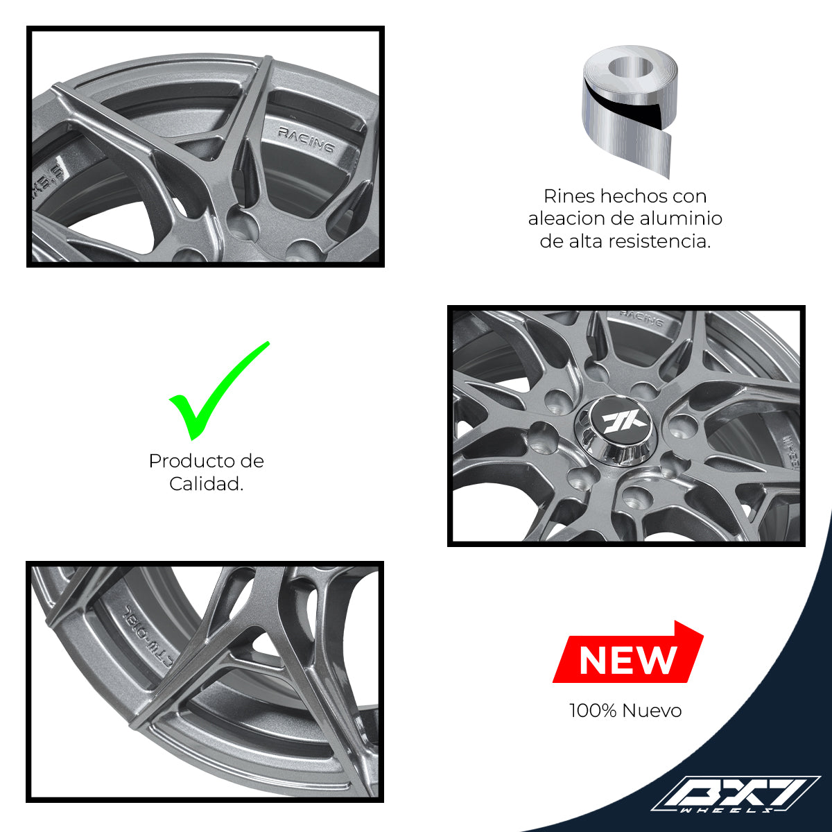 RINES BX7 FW1 14 4X100/114.3 ET 35/ CB 73.1/ GREY