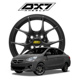 RINES BX7 FW4 14 4X100/114.3/ ET 30/ CB 73.1/ Satin Black