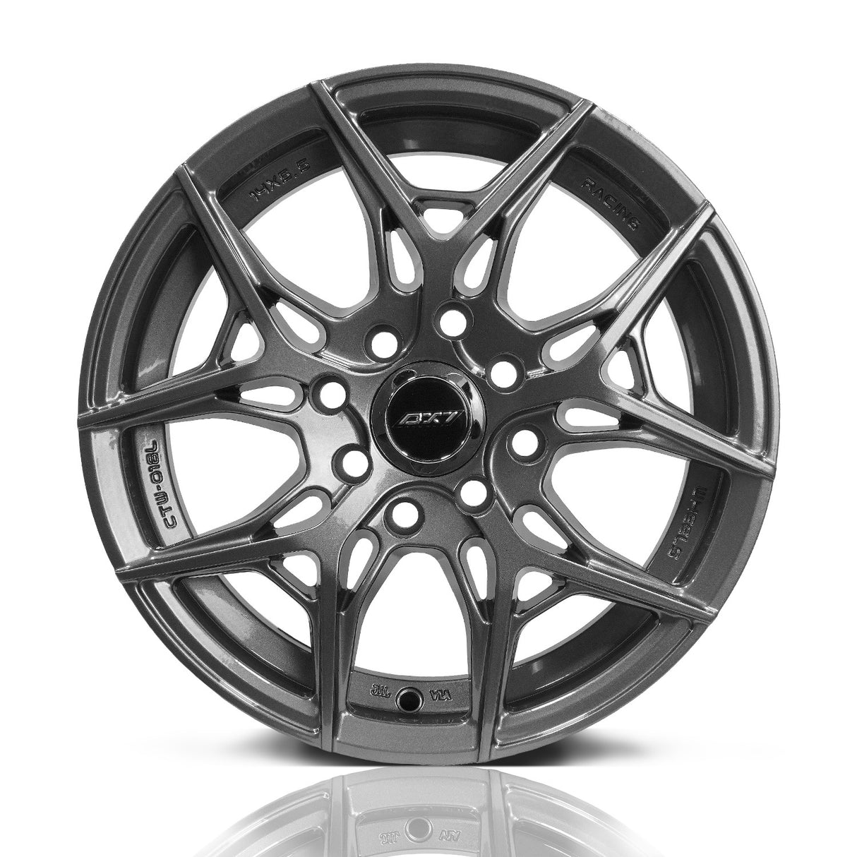RINES BX7 FW1 14 4X100/114.3 ET 35/ CB 73.1/ GREY