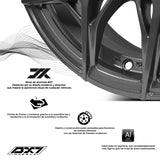 RINES BX7 FW1 14 4X100/114.3 ET 35/ CB 73.1/ GREY