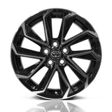 RIN BX7 FW6 16 5X100/ ET 39/ CB 54.1/ NEGRO-BLACK MACHINED FACE