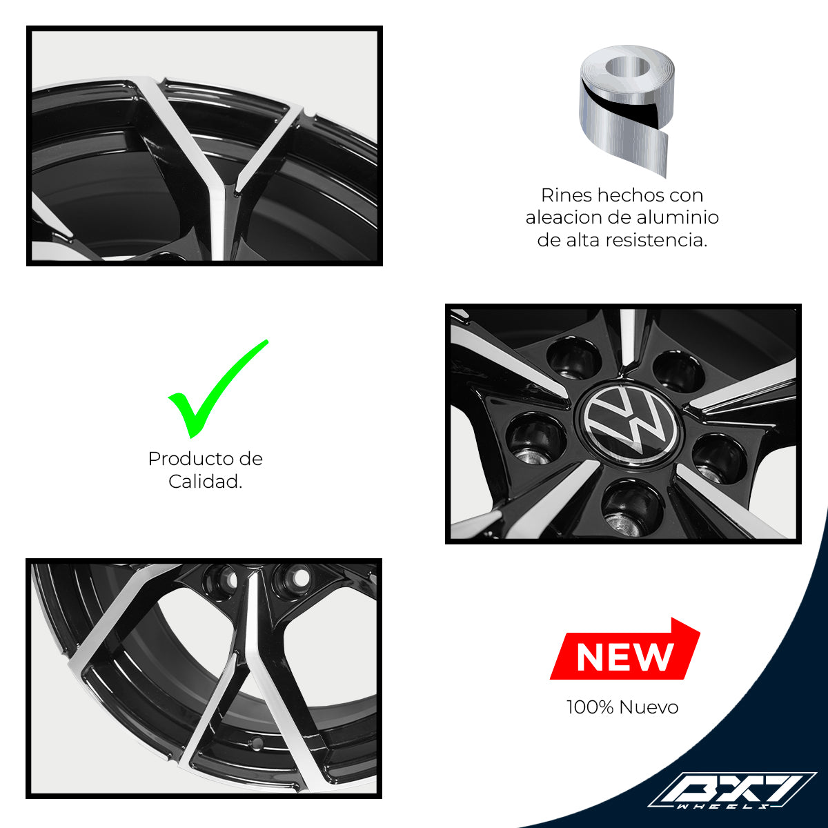 RIN BX7 FC3 17 5X112/ ET 35/ CB 57.1/ MB