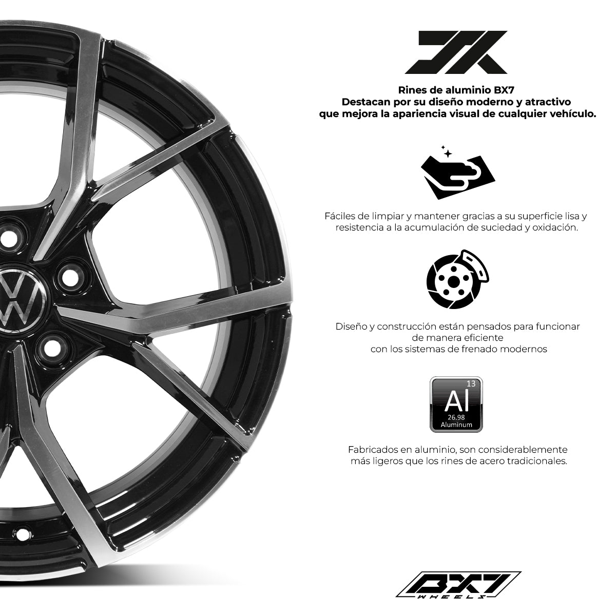 RIN BX7 FC3 17 5X112/ ET 35/ CB 57.1/ MB