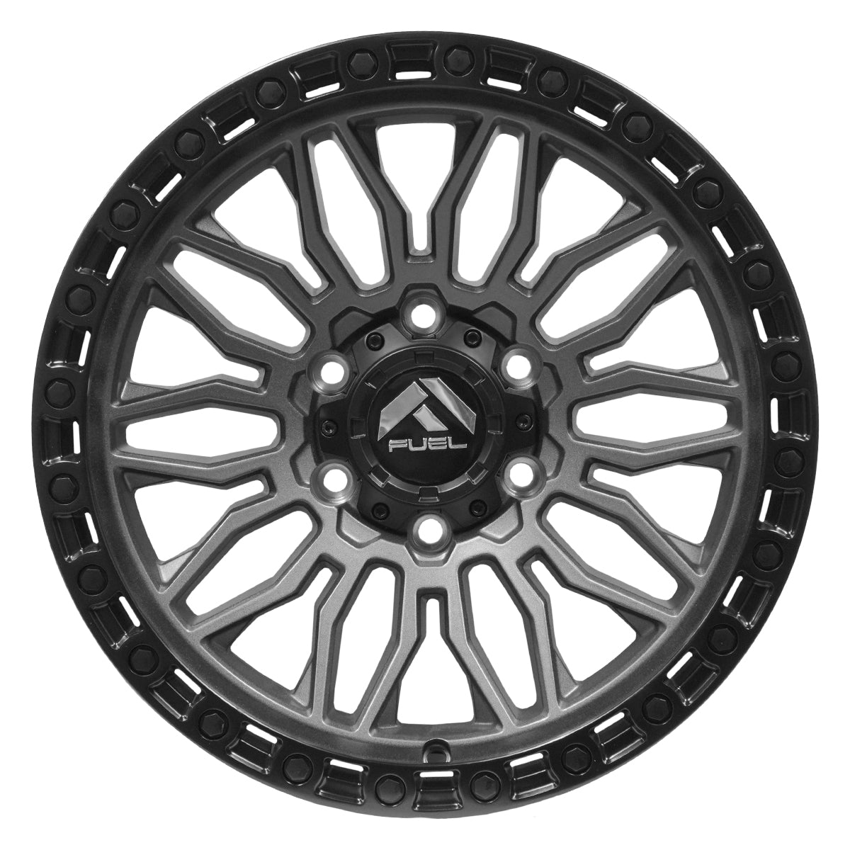 RIN BX7 FC9 17 6X139.7/ ET 0/ CB 110/ GUN METAL/COATED MATTE BLACK