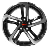 RIN BX7 FW8 17 5X114.3/ ET 35/ CB 64.1/ NEGRO/BLACK MACHINED FACE