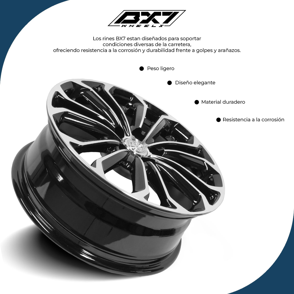 RIN BX7 FW1 16 5x100/ ET 35/ CB 60.1/ NEGRO/MB