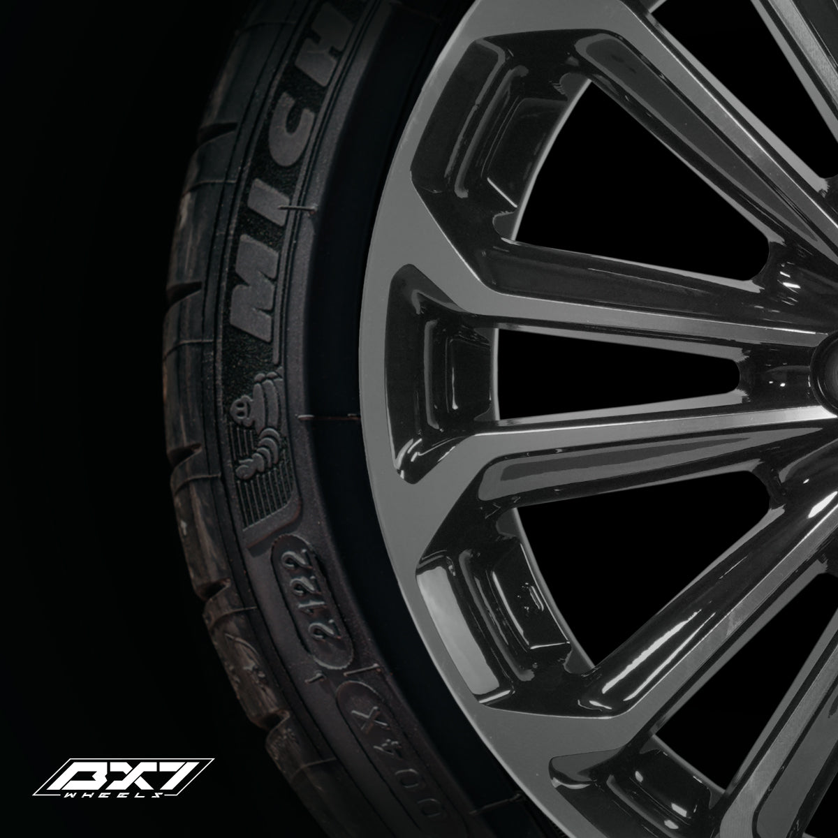 RIN BX7 FW1 16 5x100/ ET 35/ CB 60.1/ NEGRO/MB