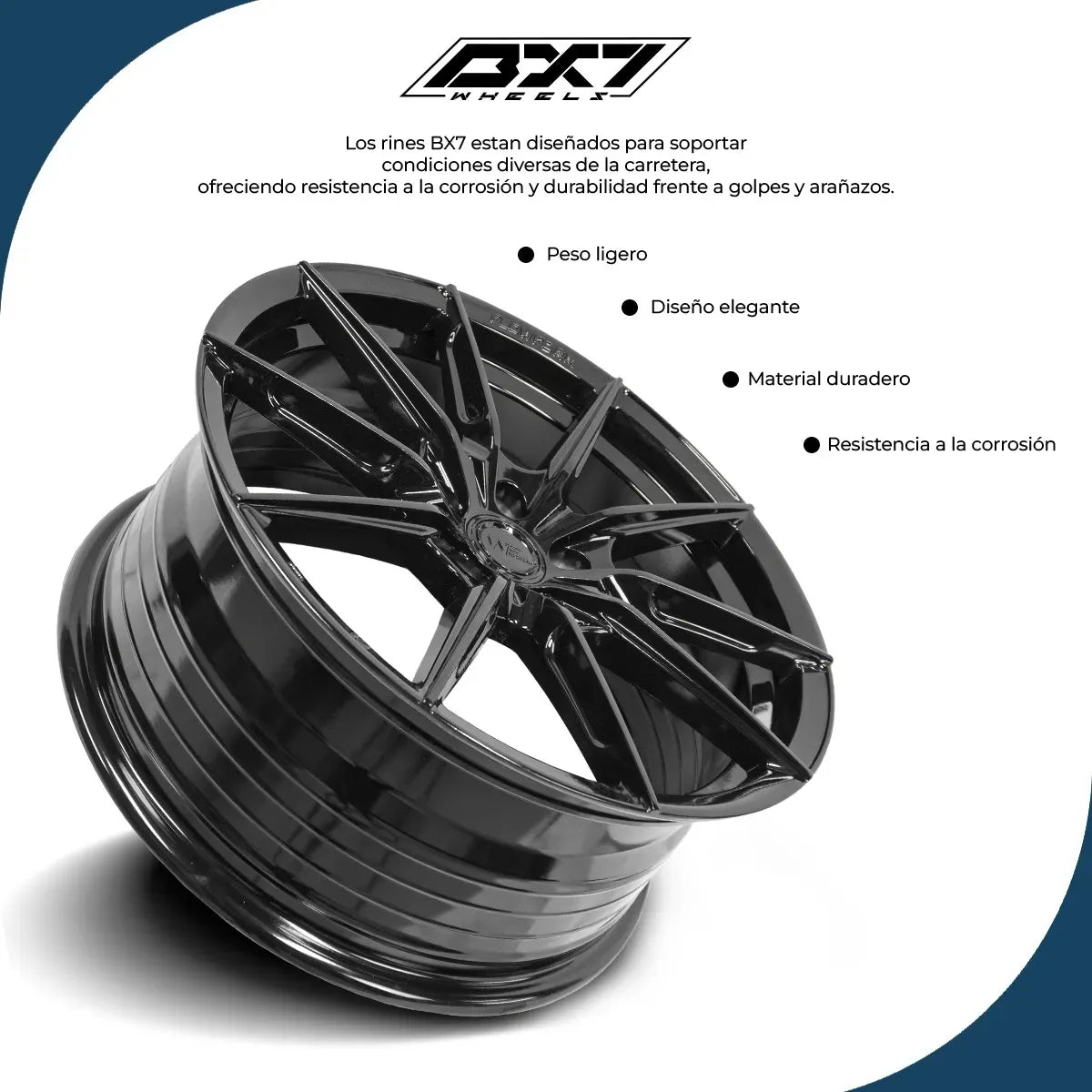 Rin Bx7 Wf 17x7.5 Negro Seat Toledo 1999-2004 5/100