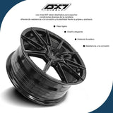 Rin Bx7 Wf 17x7.5 Negro Seat Toledo 1999-2004 5/100