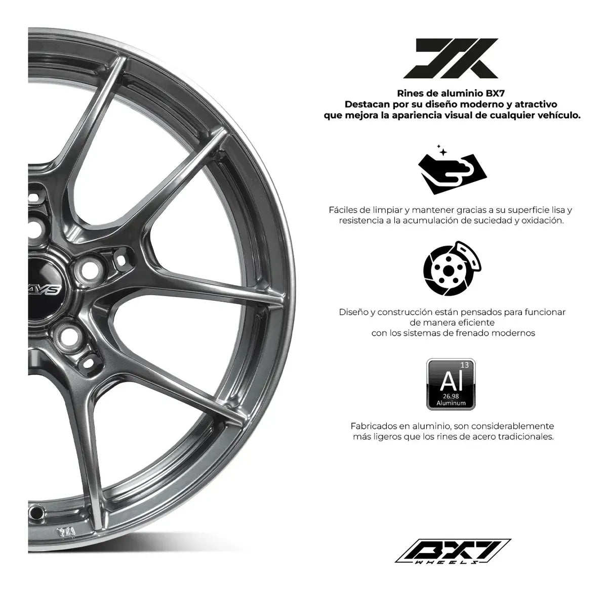 Rin Bx7 17x7.5 5/112 Et35 Negro/matte Black