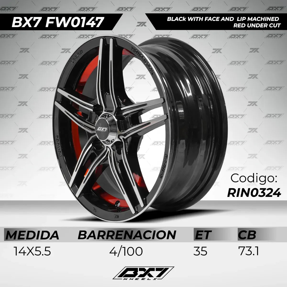 Rines 14 4/100 March Sentra Honda Civic Tipo Rays