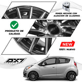 RINES BX7 FW3 13 4X100X114.3/ ET28/ CB 73.1/ BLACK POLISH FACE & LIP