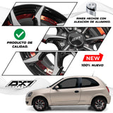 RINES BX7 FW0 13 4X100/114.3/ ET 35/ CB 73.1/ BLACK WITH FACE AND LIP MACHINED+RED UNDER CUT
