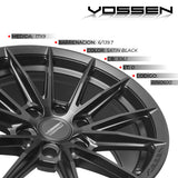 Rin Vossen 17x9 6x139.7 Satin Black Toyota Sequoia 2001-07