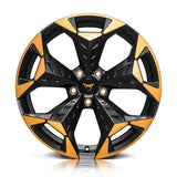 RIN BX7 FC18717 18X8.0 5/112 ET 38  CB57.1 NEGRO/BLACK MACHINED+BRONZE CLEAR