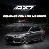 RIN BX7 FC18717 18X8.0 5/112 ET 38  CB57.1 NEGRO/BLACK MACHINED+BRONZE CLEAR