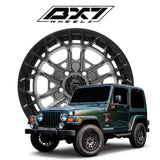 RIN BX7 WHEELS 15X8 5/114.3 ET: -10 CB: 73.1 MATTE GUNMETAL+ MATTE