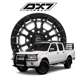 RIN BX7 WHEELS 15X8 6/139.7 ET: -10 CB: 110.1 NEGRO/FULL MATTE BLACK