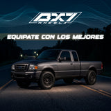 RIN BX7 WHEELS 15X8 5/114.3 ET: -10 CB: 73.1 NEGRO/FULL MATTE BLACK