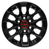 RIN BX7 FW17817 17X8 6X139.7 ET 55  CB 106.1 NEGRO/MATTE BLACK